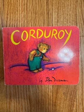 Corduroy Children's Board Book - Brown Bear with Green Overalls